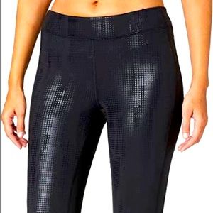 Reebok Liquid Leather Tights Leggings Black M